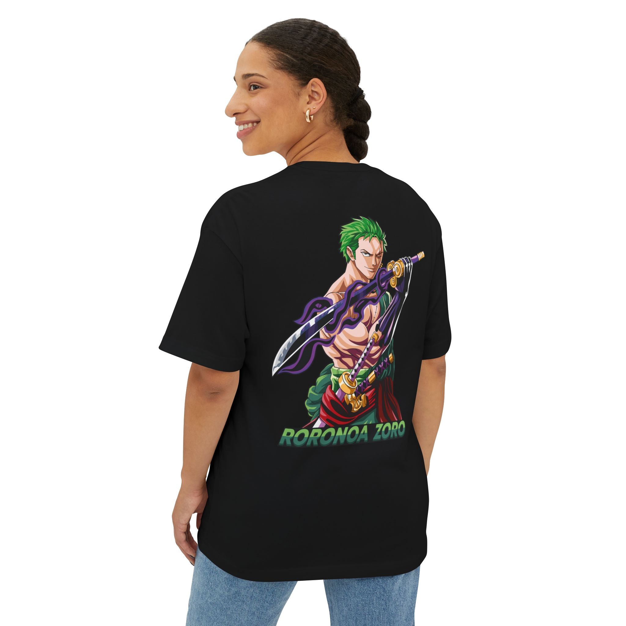 Roronoa Zoro Anime Oversized T‑Shirt