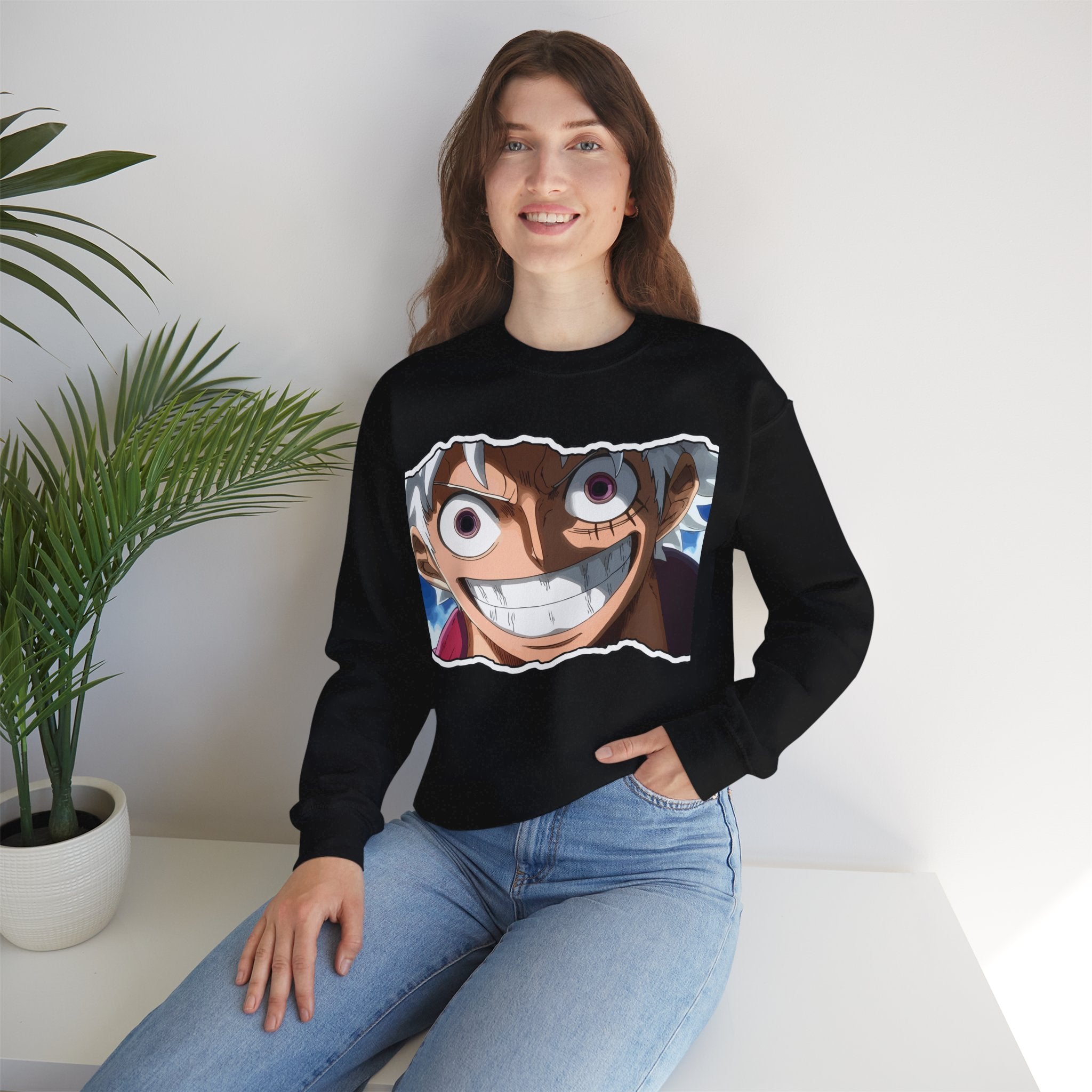 LUFFY - Smiling Face Crewneck Sweatshirt